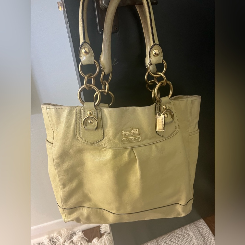 Coach leather bag